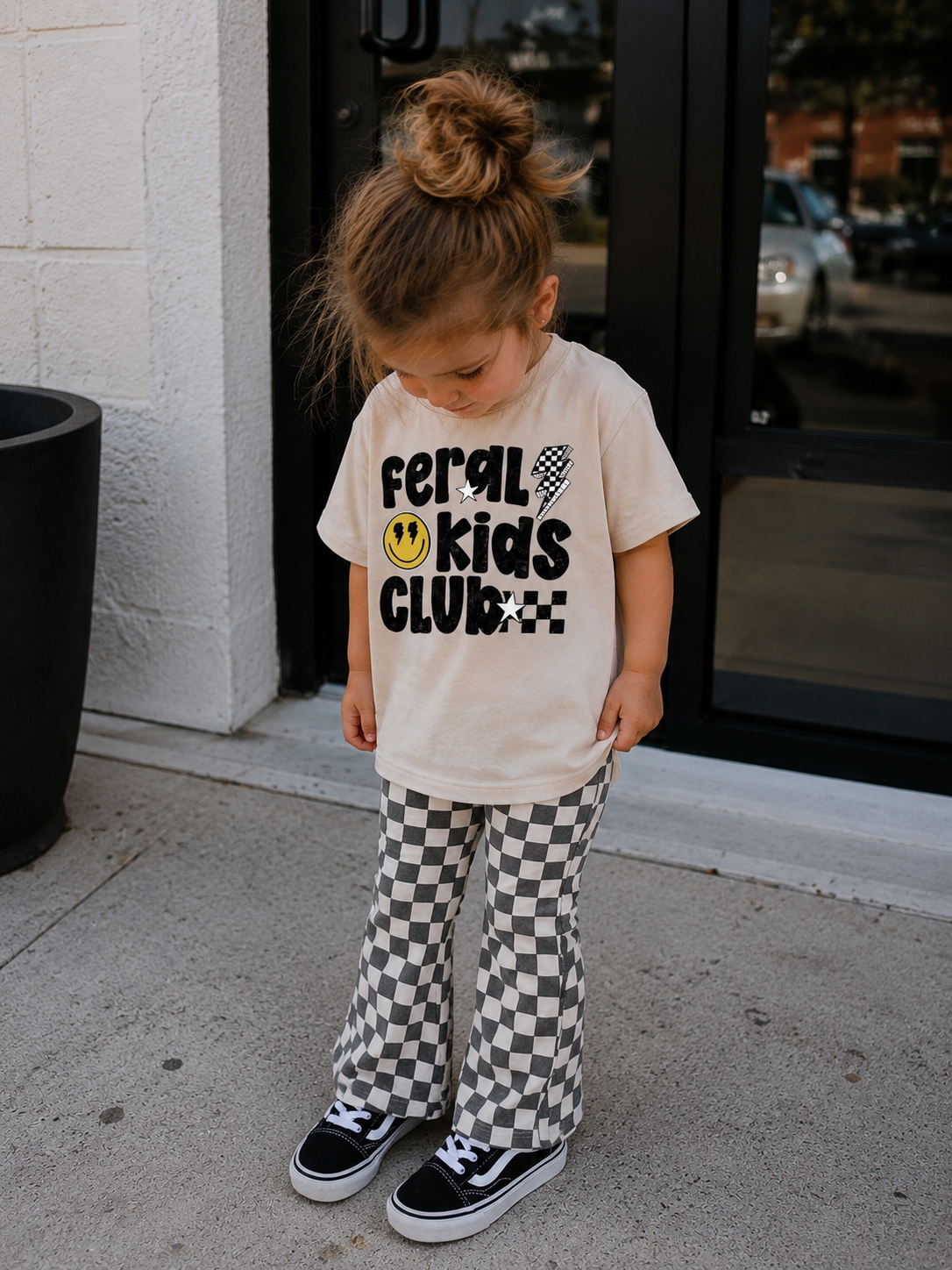 Feral Kids Club - Tan Tee