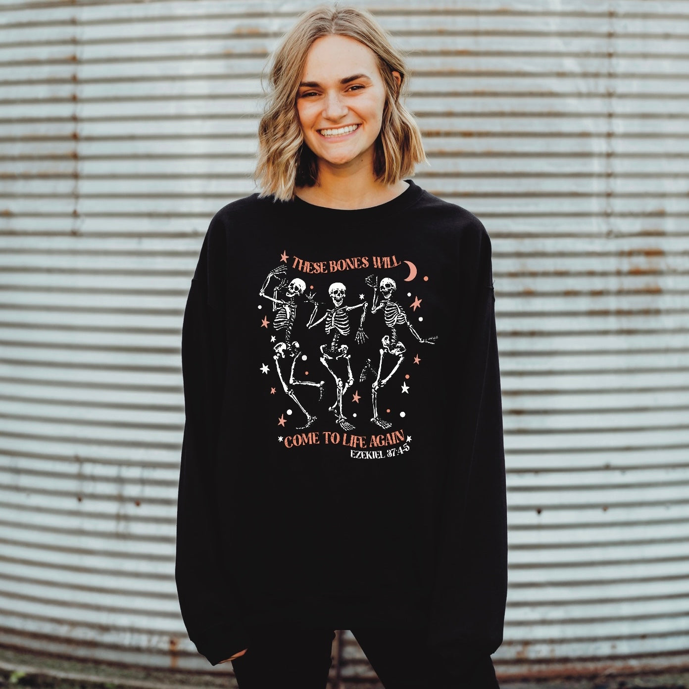 Come To Life Again Skeleton Sweatshirt-ALL SIZES