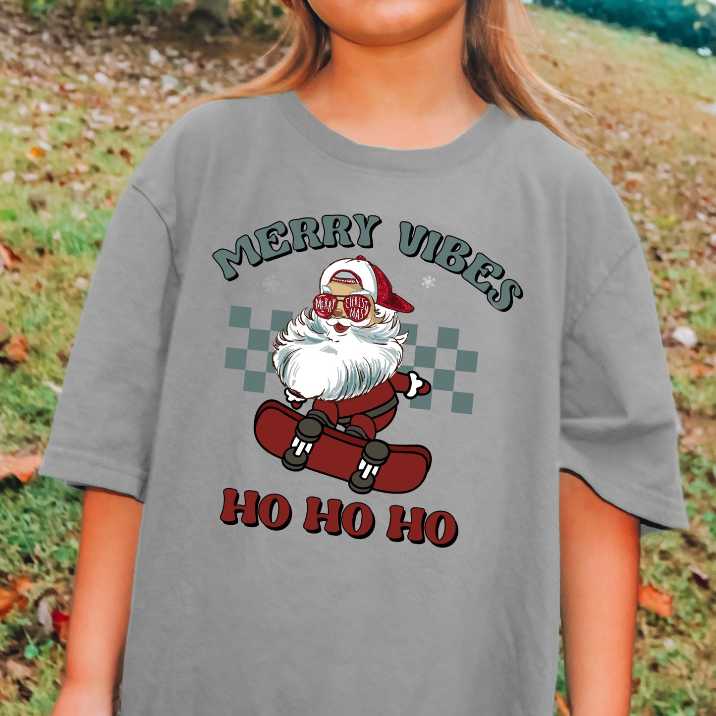 Merry Vibes Santa Comfort Colors TEE