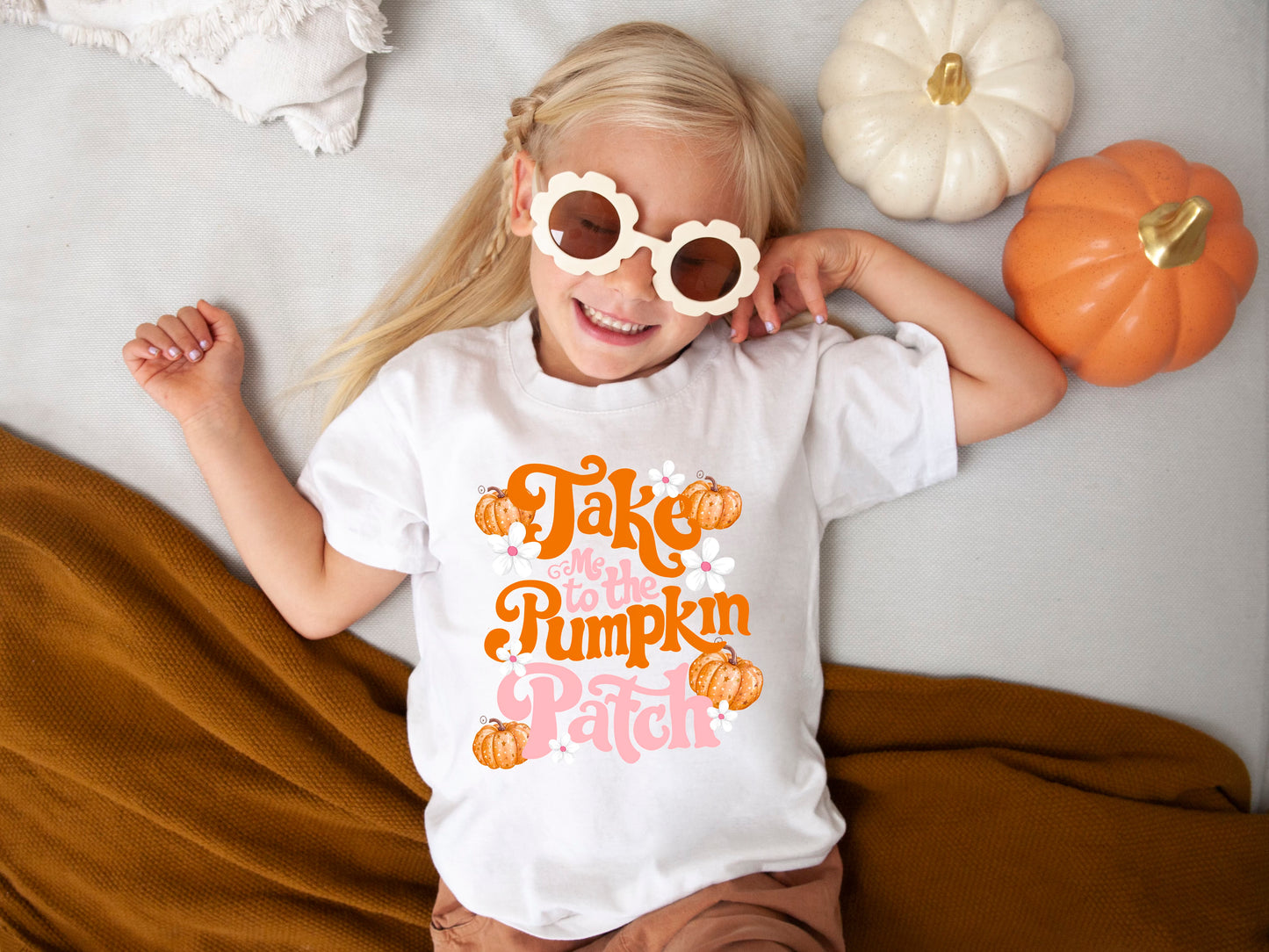 Pumpkin Patch Boho Kids Tee