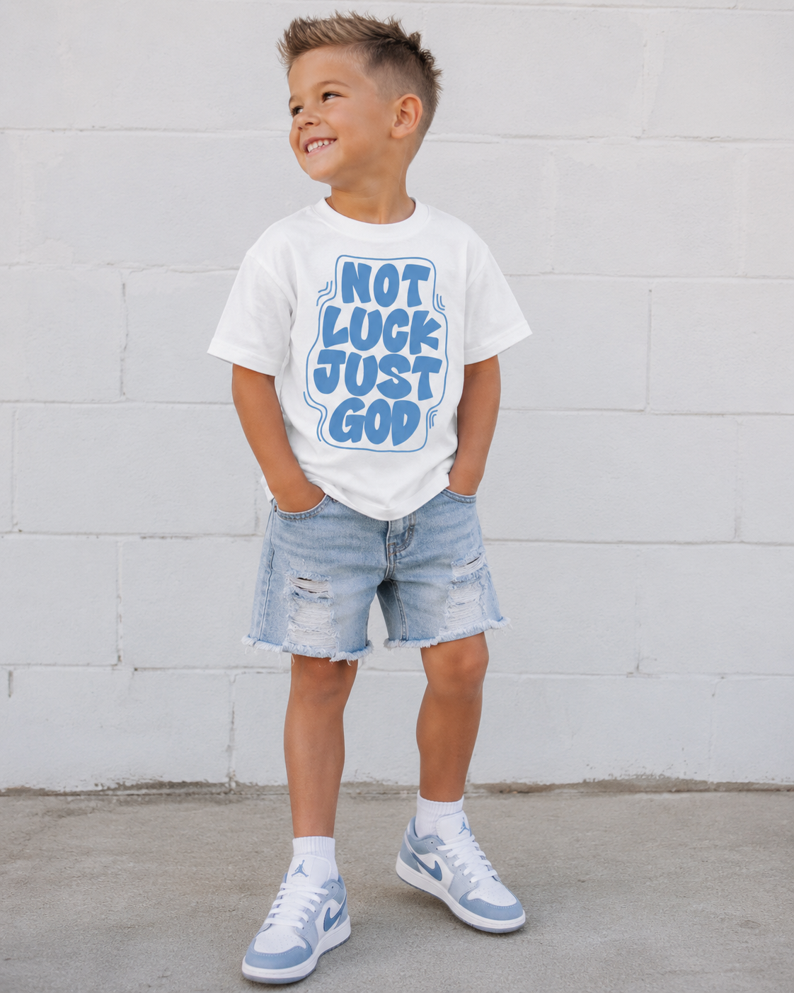 Not Luck, Just God Tee