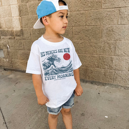 His Mercies Are New- Kids Graphic Tee