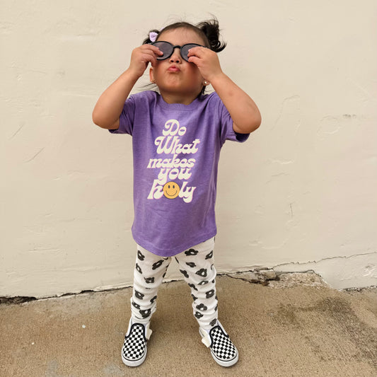 Do What Makes You Holy Kids’ Graphic Tee – Faith-Based Shirt