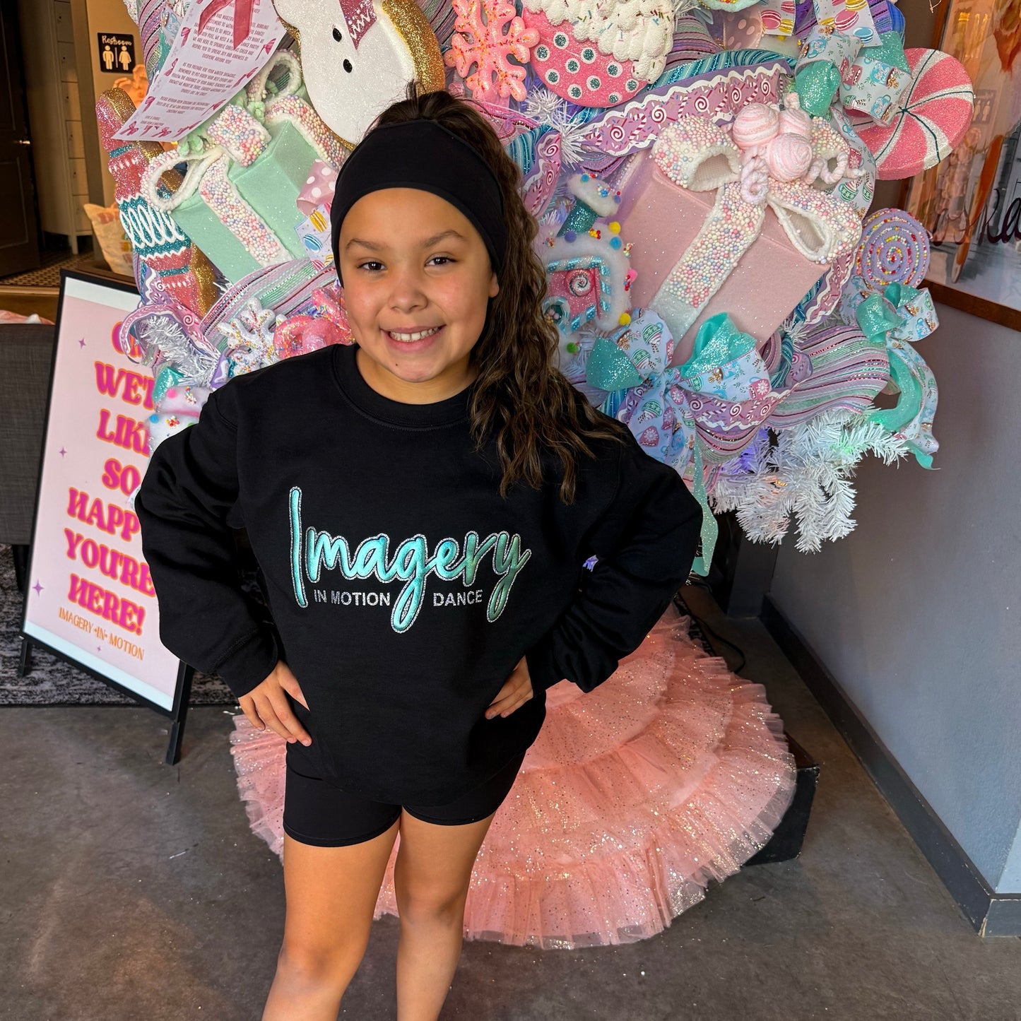 Imagery In Motion Glitter Sweatshirt