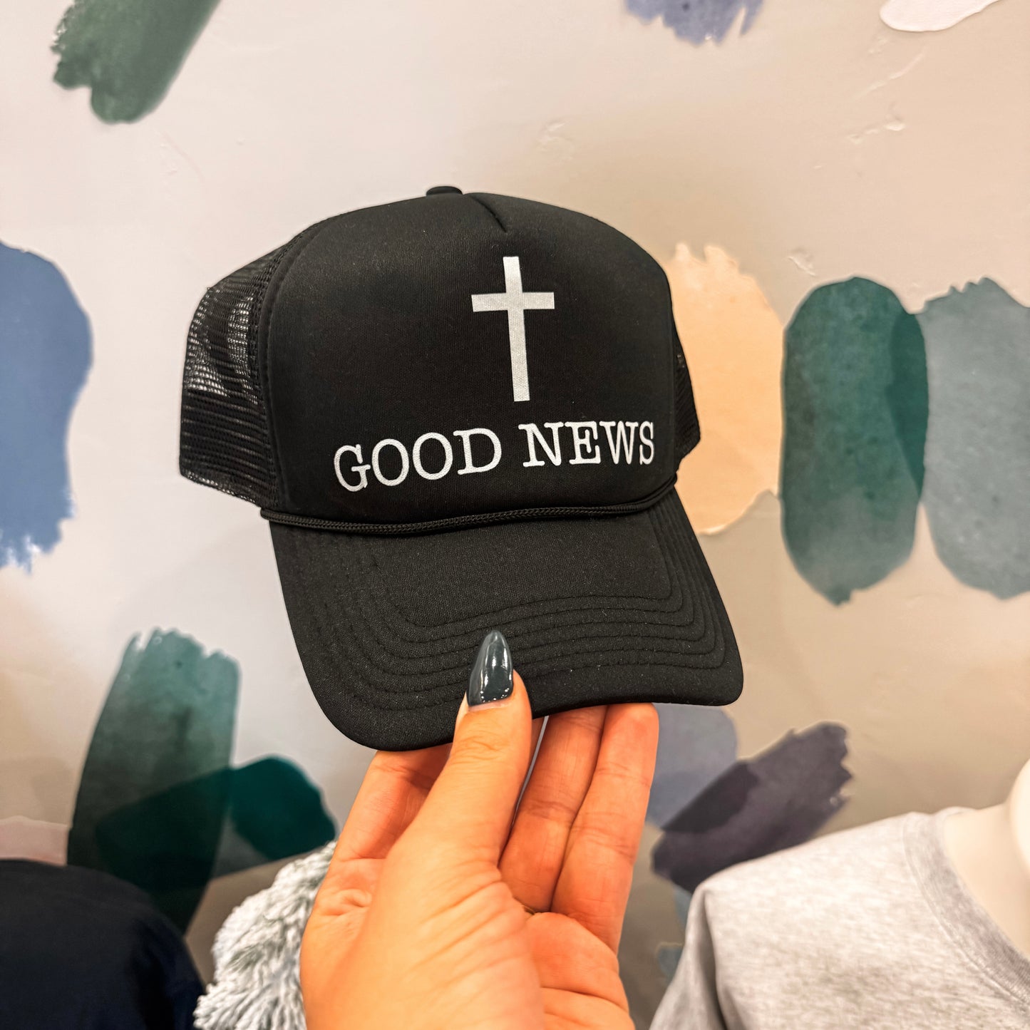 Good News - Black Trucker Hat