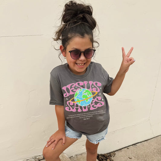 Jesus Saves-Kids Graphic Tee