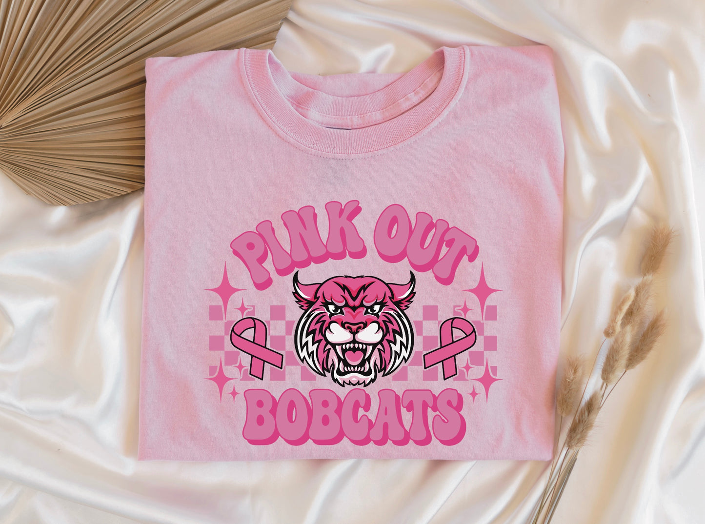 Pink Out -Breast Cancer Awareness Bobcats Tee/Sweatshirt