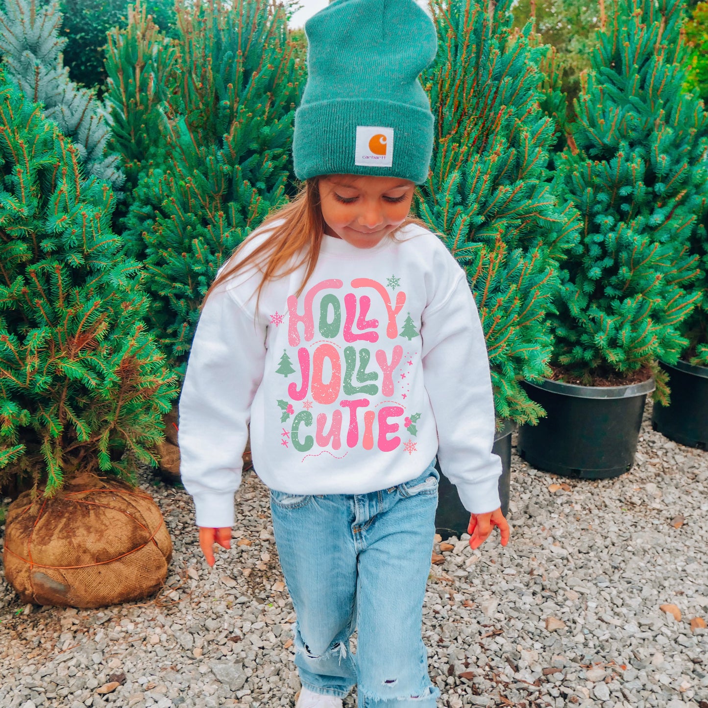 Holly Jolly Cutie Sweatshirt for Kids