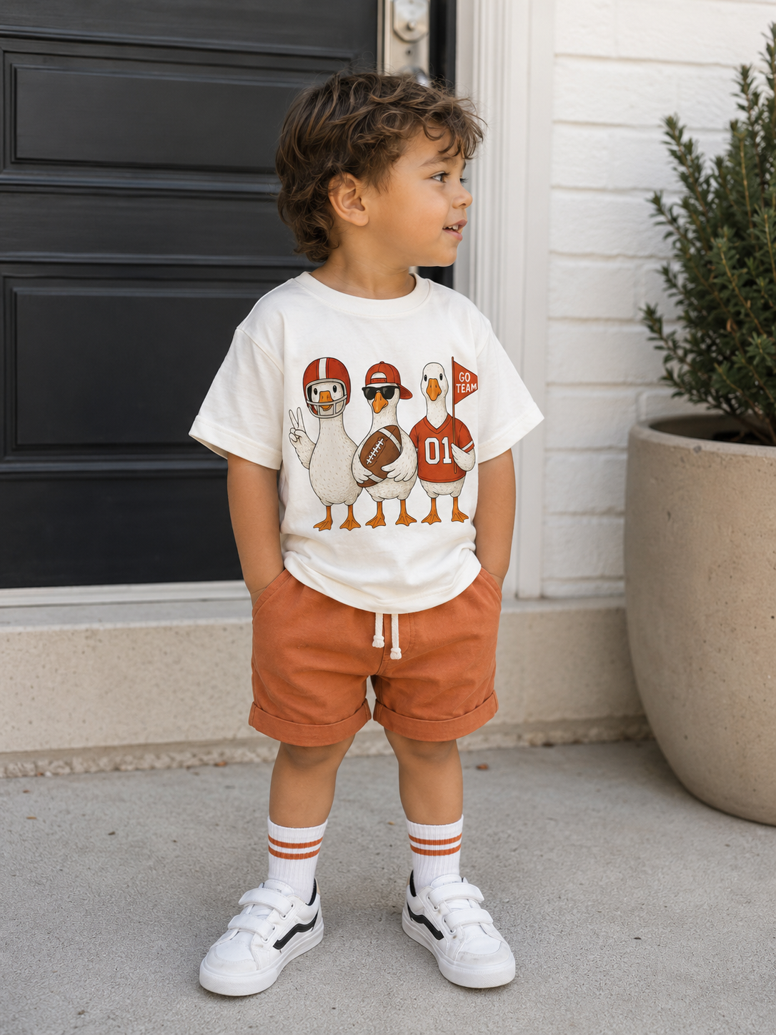 Football Goose Tee - MULTIPLE COLORS
