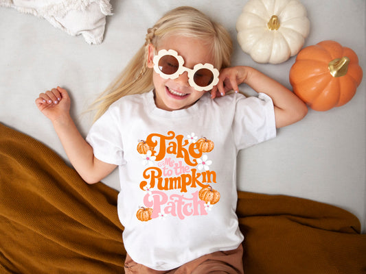 Pumpkin Patch Boho Kids Tee