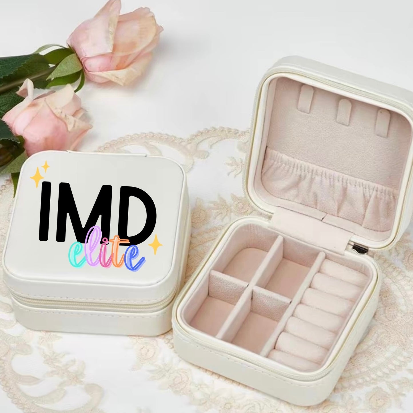 Imagery in Motion Custom Travel Jewelry Case – Stylish, Secure & Dance-Bag Ready