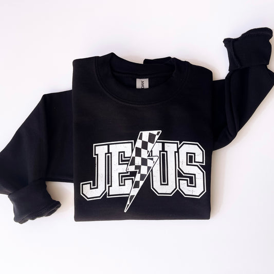 JESUS Checkered Tee/Sweatshirt - Adult