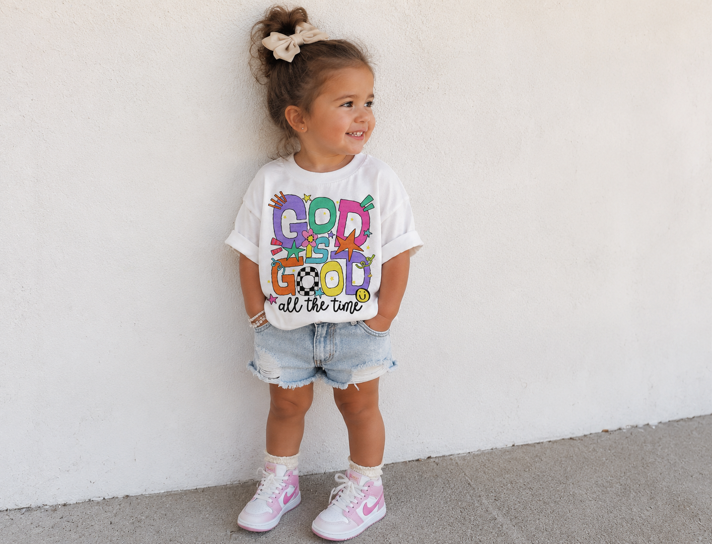 God Is Good Girly Tee