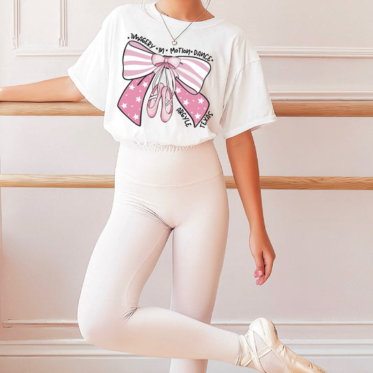 Imagery In Motion Ballet Bow Tee