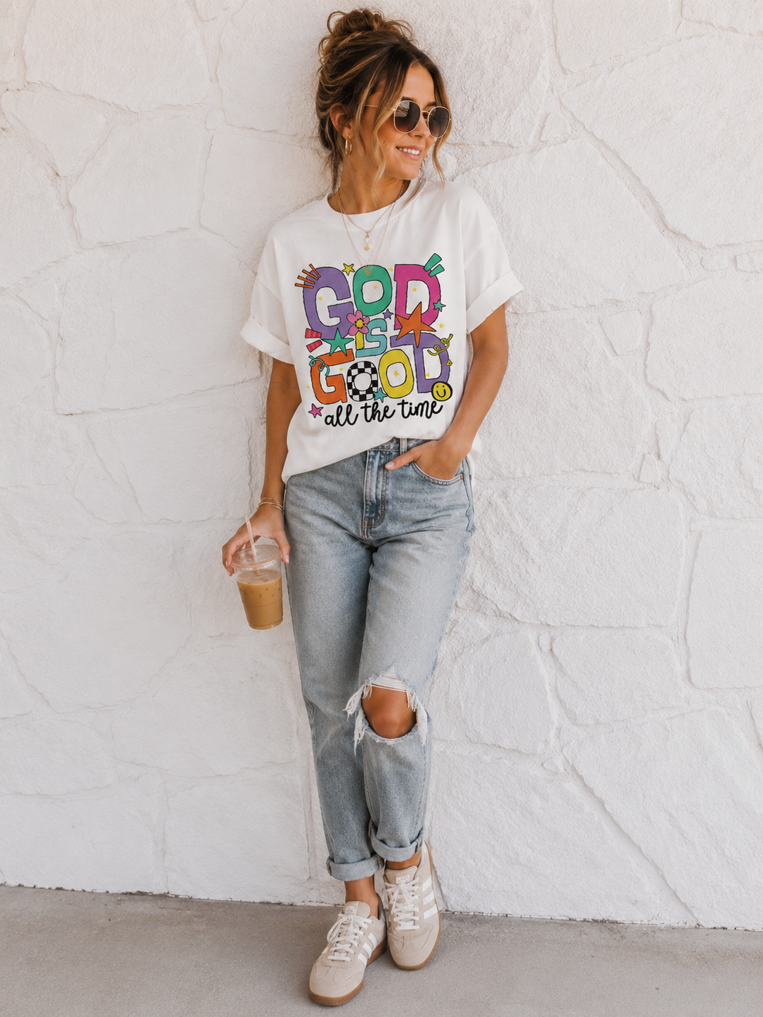 God Is Good Girly Tee