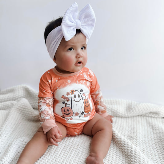 Retro Ghost Bubble Romper