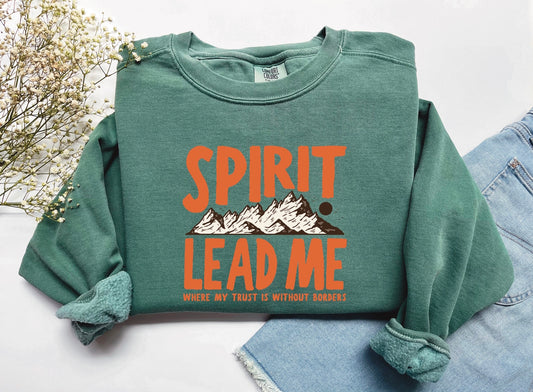 Spirit Lead Me Comfort Colors Sweatshirt