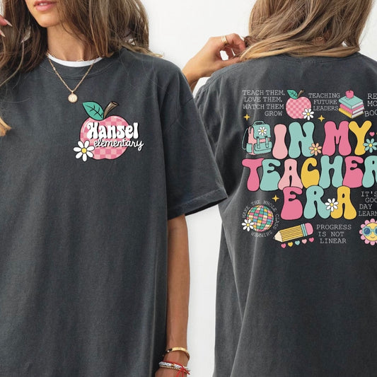 "In My Teaching Era" Customized Tee- Spirit Wear