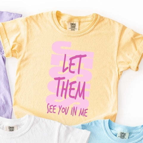 Let Them Tee| Yellow Kids Tee