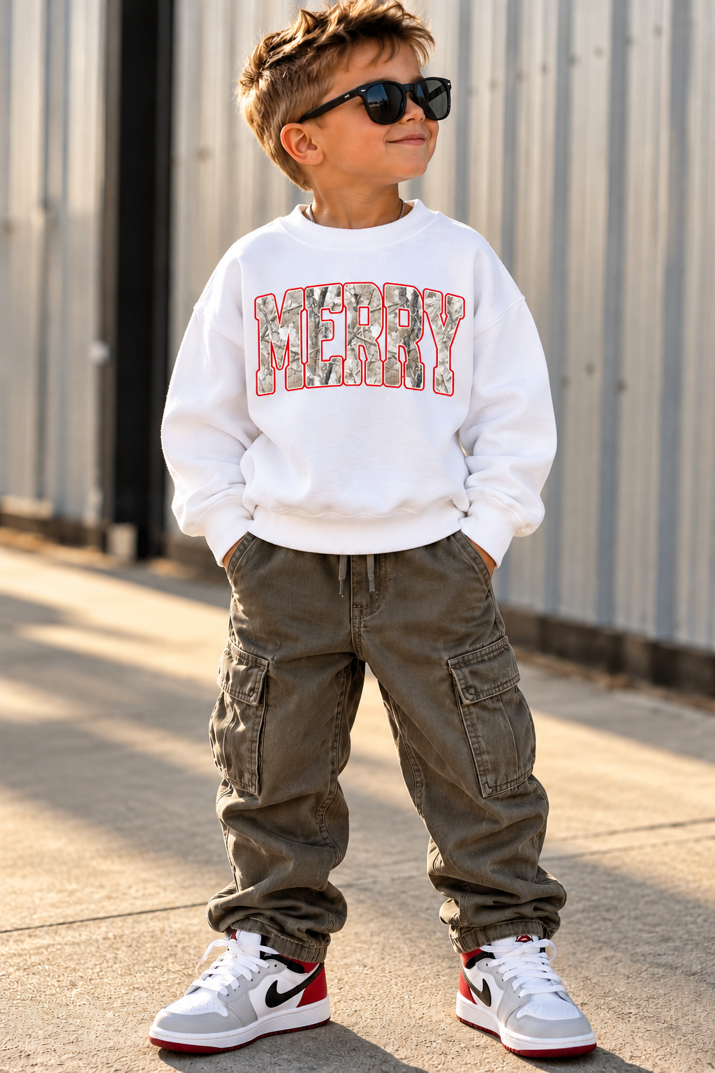 Camo Christmas Crewneck