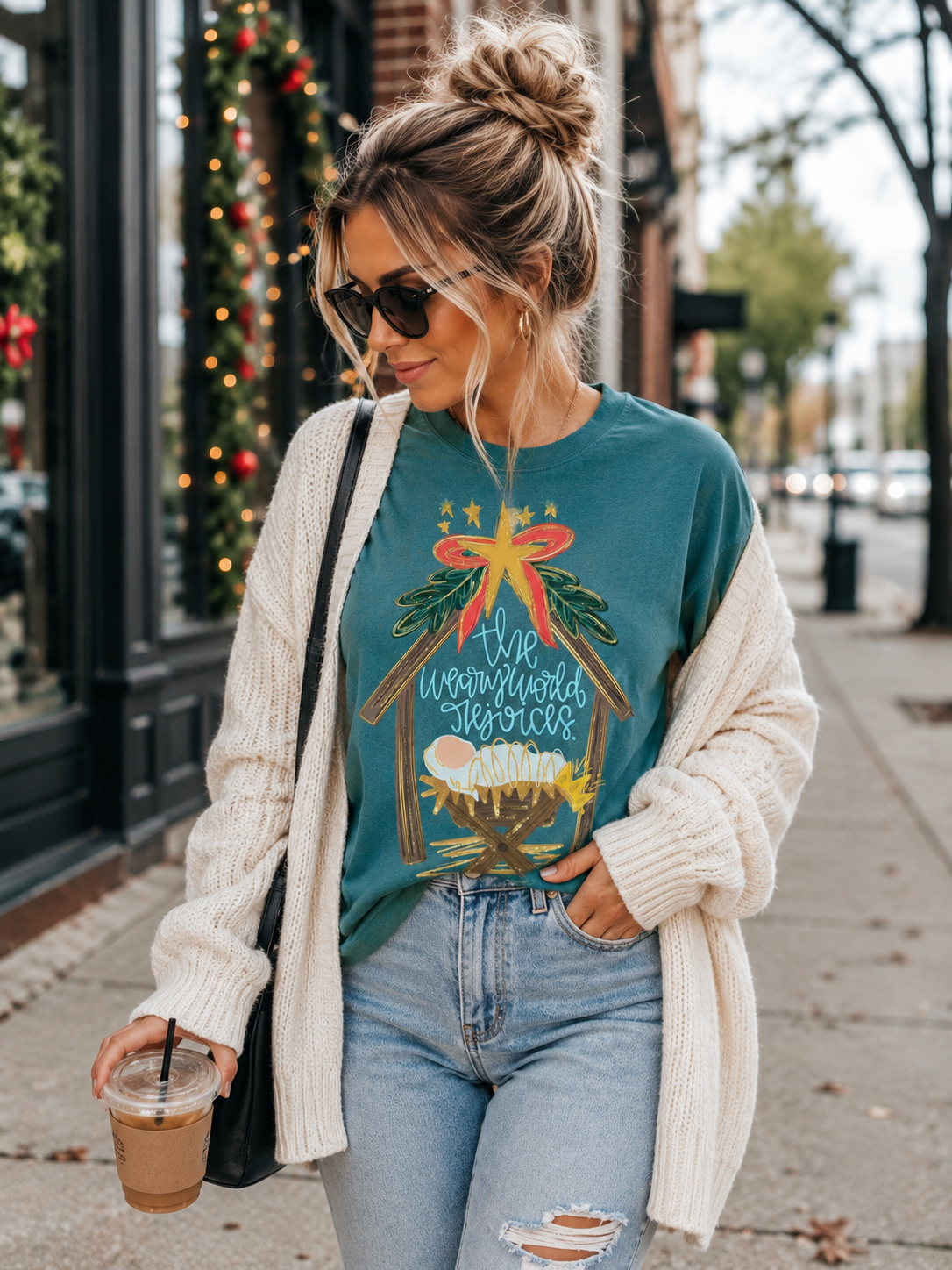 Weary World Rejoices™ Women’s Christmas Tee