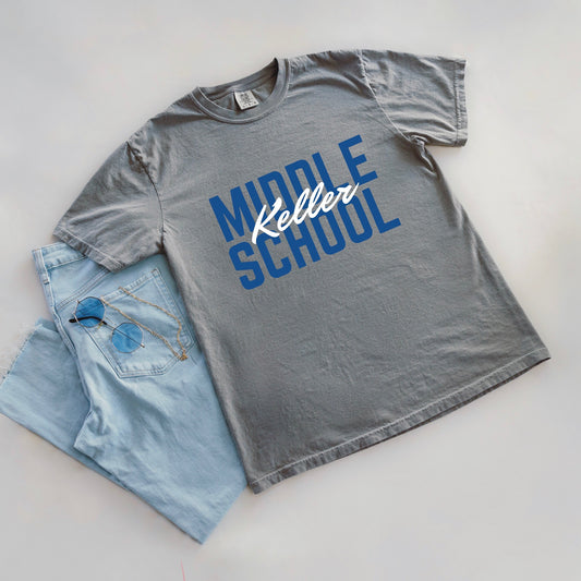 Keller Middle School Comfort Color Tee