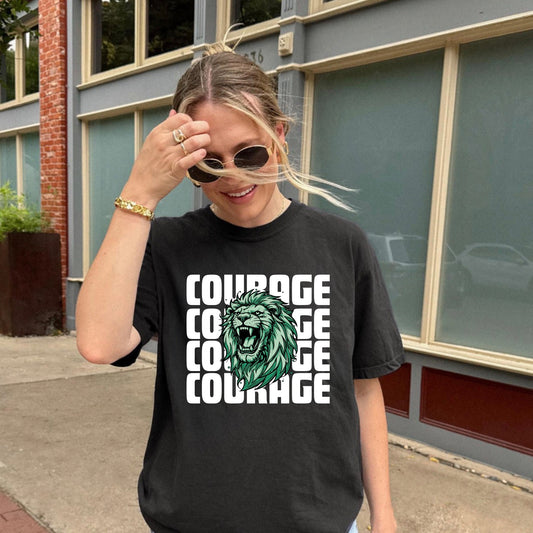 Courage Black Tee